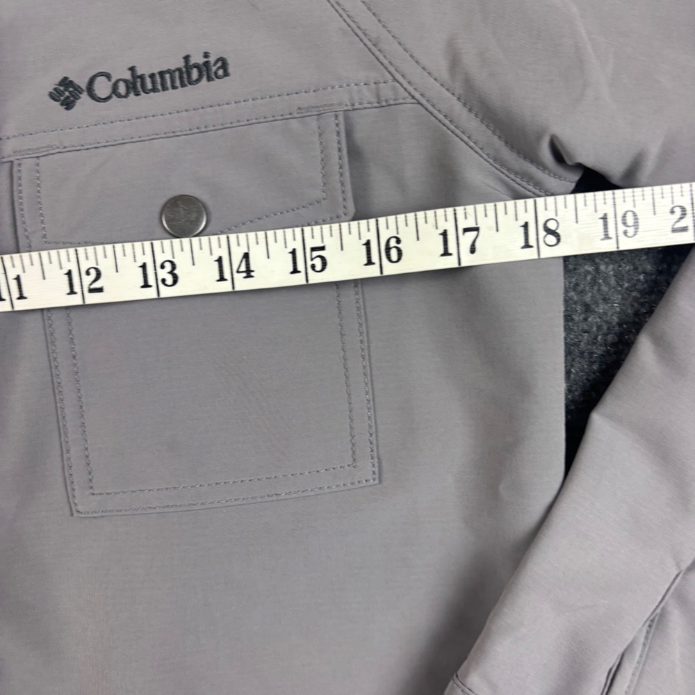 COLUMBIA Women’s Grey Bomber Jacket Water Resistant size: XS - Picture 7 of 8